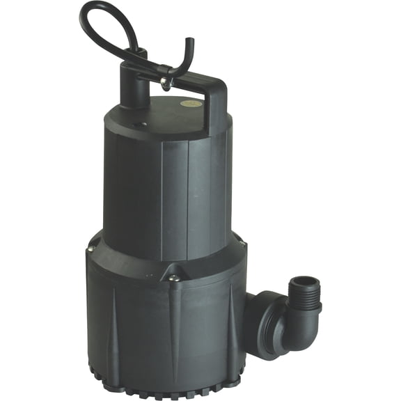 Ironton Thermo Utility Pump, 2800 GPH, 1/4 HP, 1-1/4in.