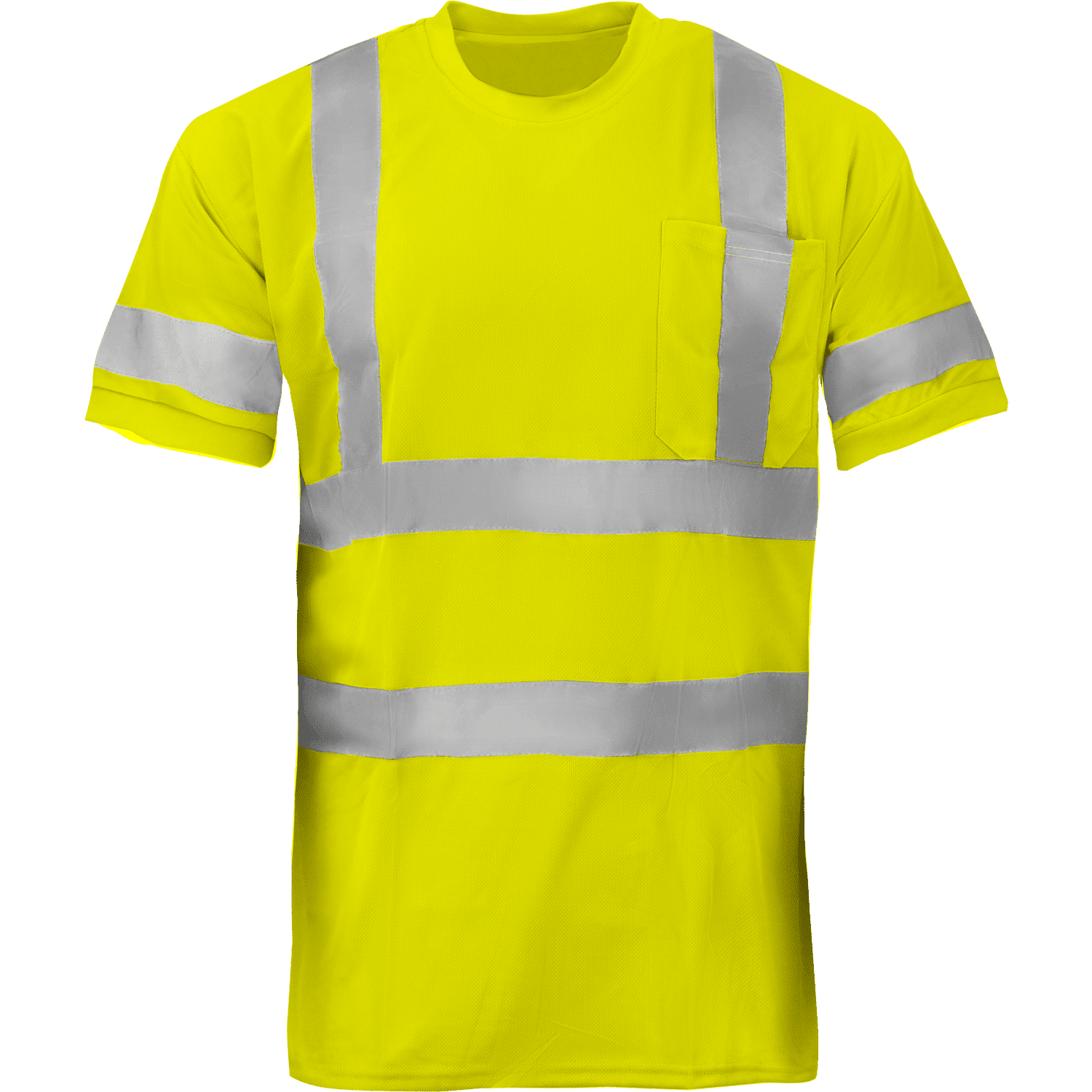 Hivis Long Sleeve Shirts For Men ANSI Class 3 Hi-Vis Long Sleeve Safety Shirt – Reflective, Lime Green, Moisture Wicking Long Sleeve Safety Shirts - Foto 4