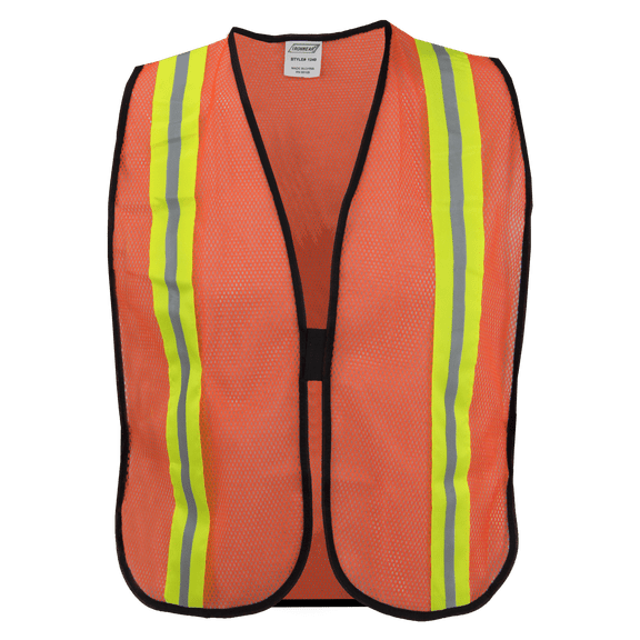 Ironwear 1240 Standard Polyester Safety Vest w/ 1/2” Reflective Tape