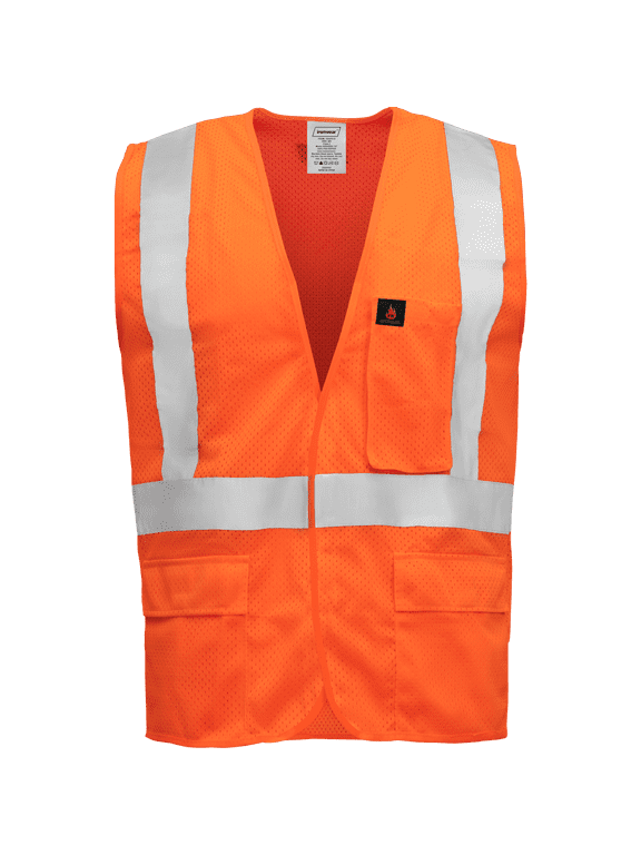 1284 Class 2 Flame-Retardant Safety Vest w/ 2” Reflective Tape