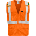 thumbnail image 1 of Ironwear 1284 Class 2 Flame-Retardant Safety Vest w/ Radio Clips & ID Badge Holder, 1 of 2