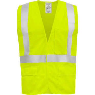 Ironwear 1284 Class 2 Polyester Mesh Safety Vest w/ 2” Reflective Tape