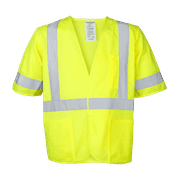 Ironwear 1291 Class 3 Polyester Mesh Safety Vest w/ 3 Pockets