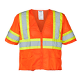 thumbnail image 1 of Ironwear 1293 Class 3 Polyester Mesh Safety Vest w/ Zipper & 6 Pockets, 1 of 3