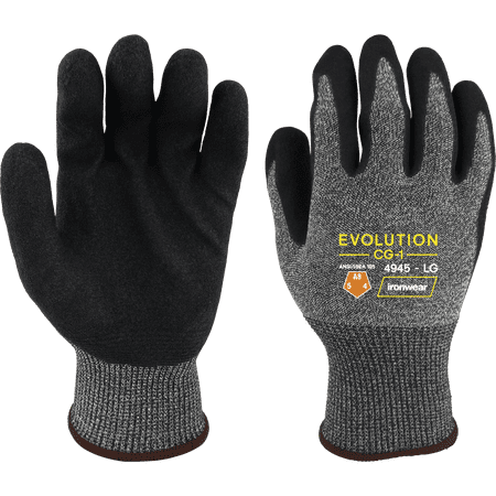 A8 Cut Level Gloves with Sandy Nitrile Palm (X-Large)