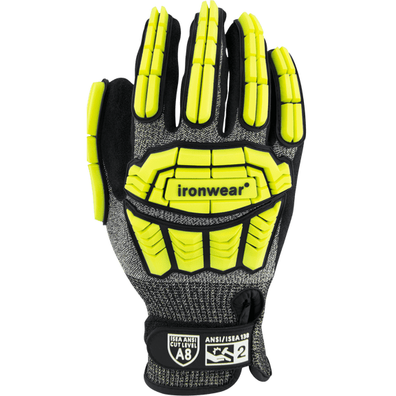 Impact Level 2 A8 Cut Gloves with Nitrile Palm (X-Large)
