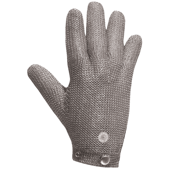 Ironwear 4991 Stainless Steel Reversible Mesh Glove | Cut Resistant EN 1082-1 | Adjustable Wrist | 1 Glove