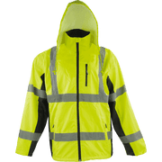 Class 3 Hi Vis Reflective Waterproof Safety Jacket Lime, Small