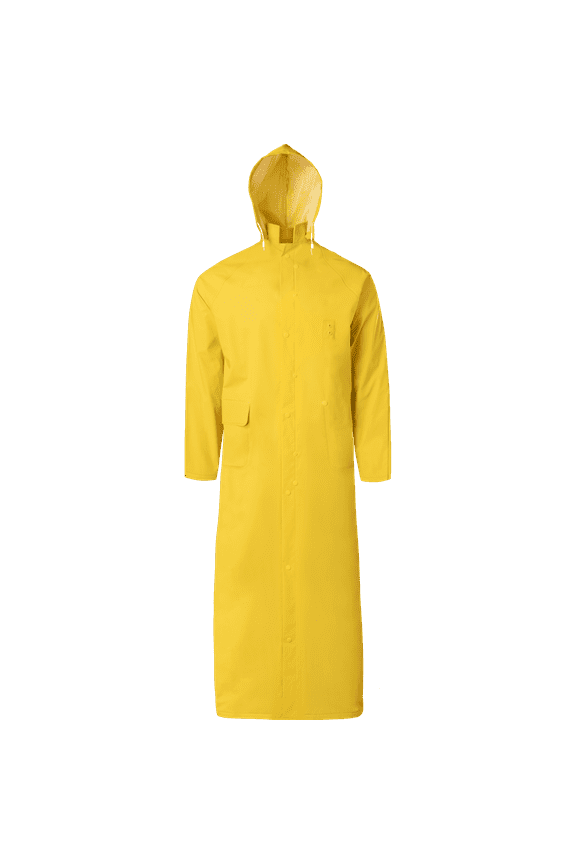 9221 Rain Jacket Riding Coat with Detachable Hood and Vented Back