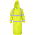 thumbnail image 1 of Ironwear 9520 Hi-Visibility ANSI Class 3 Rain Jacket with tuck-away hood and Reflective Stripes, 1 of 4