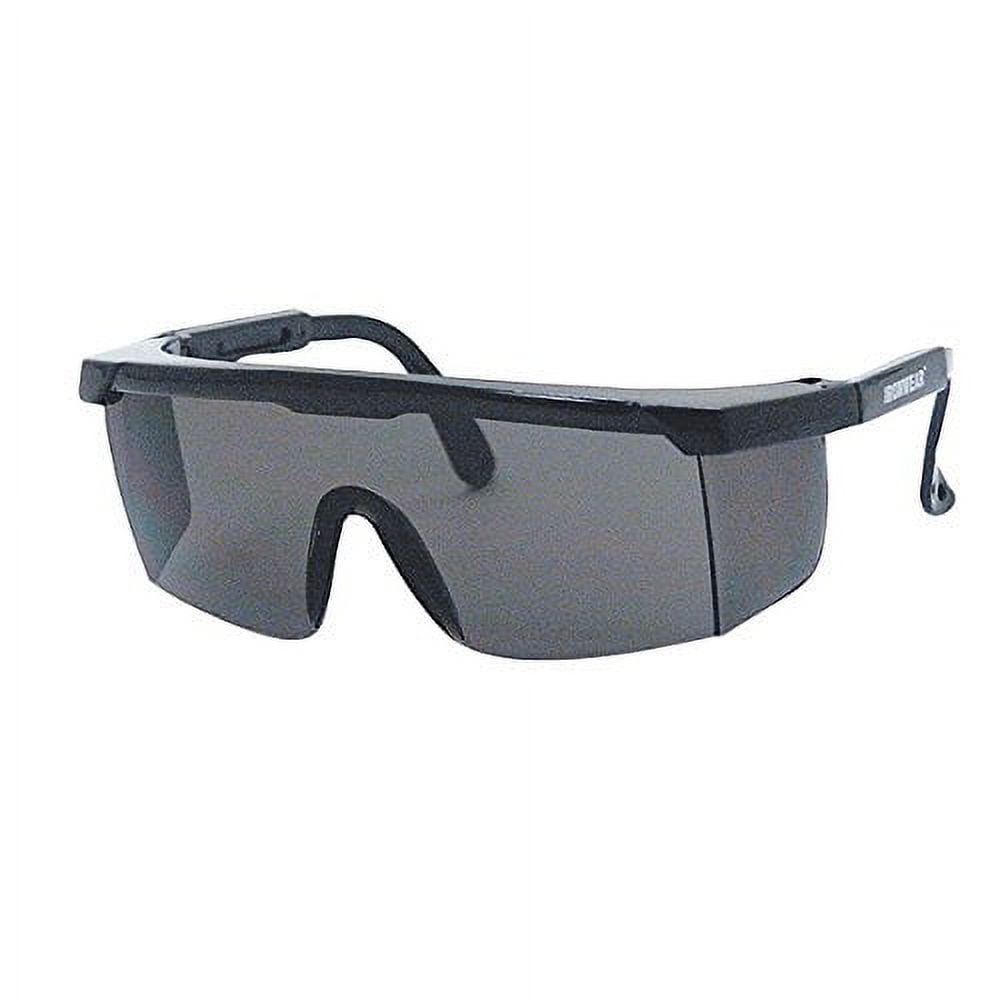 Ironwear Caribou 3600 Series Nylon Protective Safety Glasses, Grey Lens