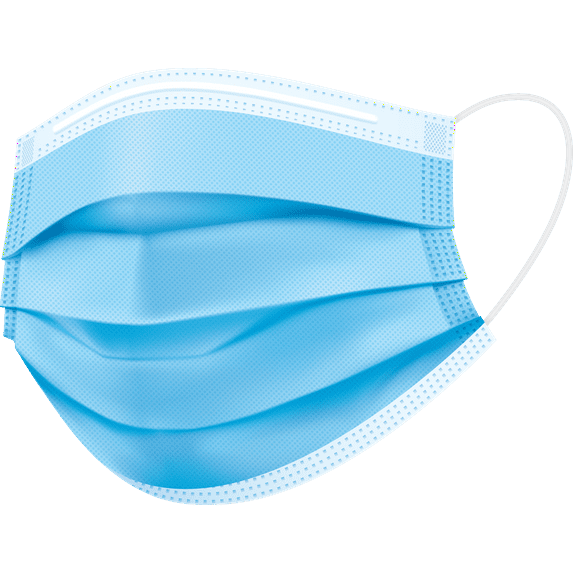 Ironwear Ear Loops Disposable 3 Layer Face Mask 50 Pack