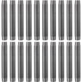 thumbnail image 1 of Ironwerks Designs 1/2" x 12" Industrial Dcor Iron Pipe Fittings - Threaded Pipe Nipple, Black Pipe Shelving Industrial Table Legs - [20 Pack], 1 of 9