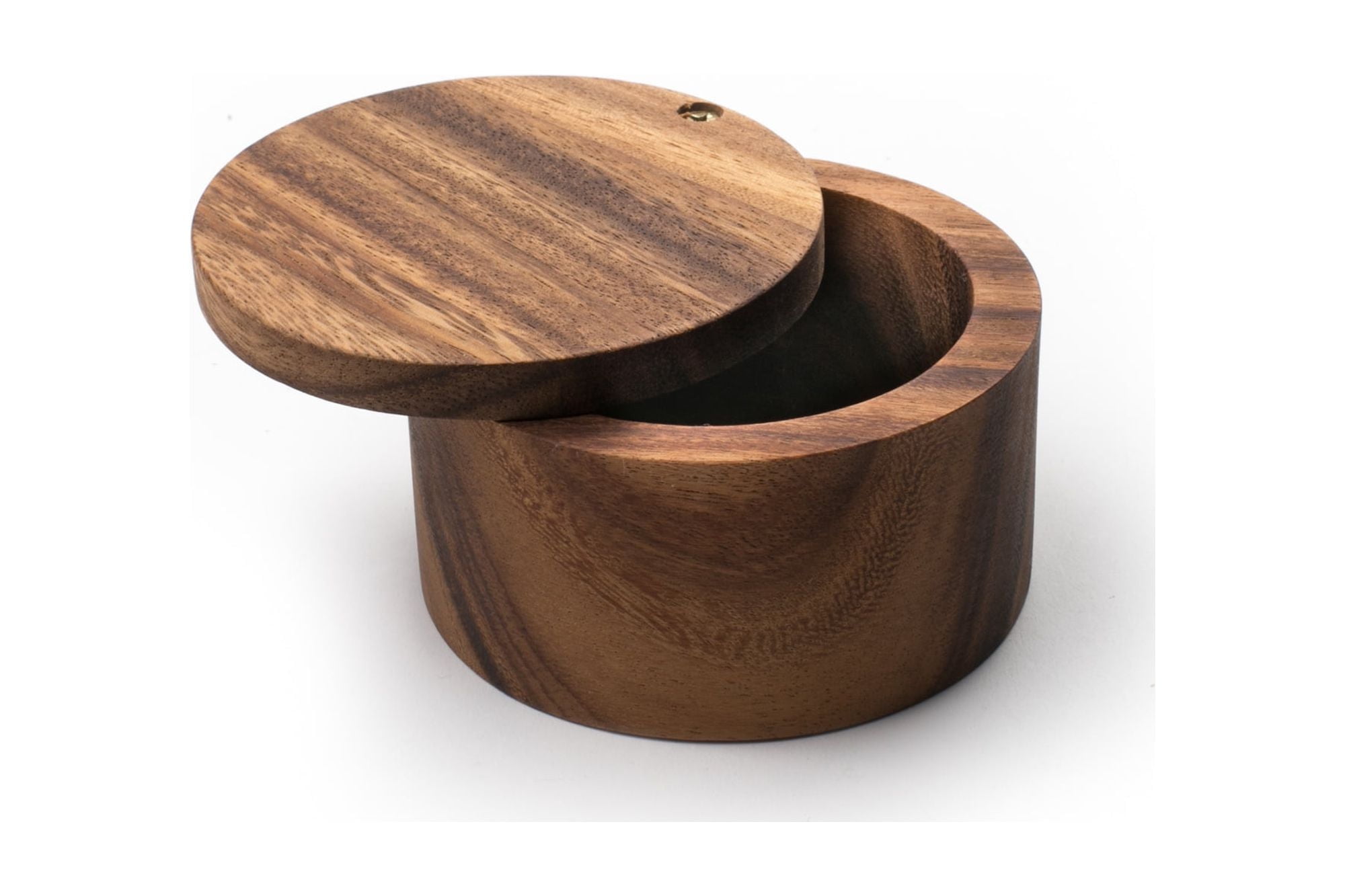 Ironwood Appalachian Salt Cellar, Acacia Wood, 4" x 4" x 2.5"