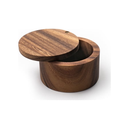 Ironwood Appalachian Salt Cellar, Acacia Wood, 4" x 4" x 2.5"