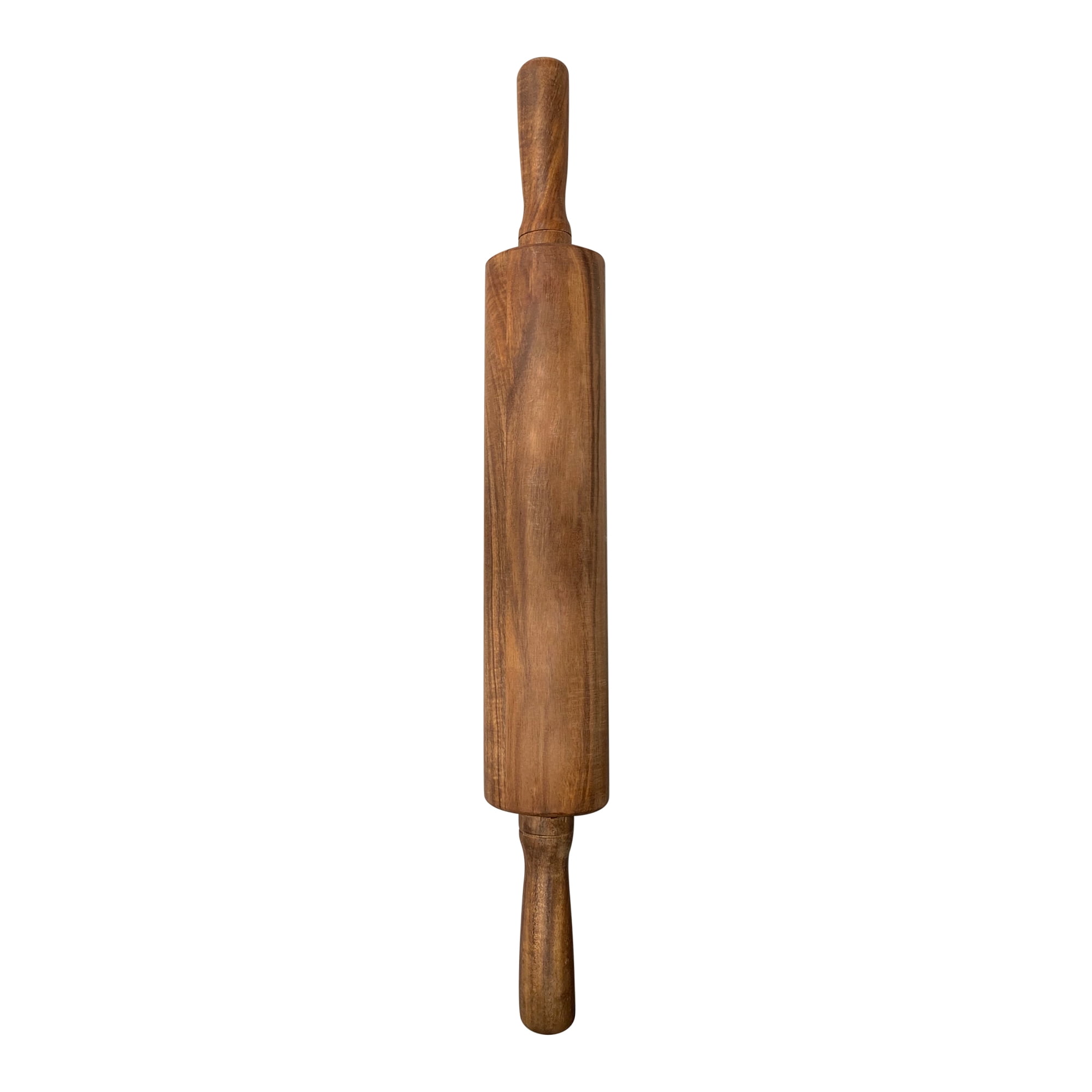 Acacia Wood Rolling Pin with Ergonomic Handles