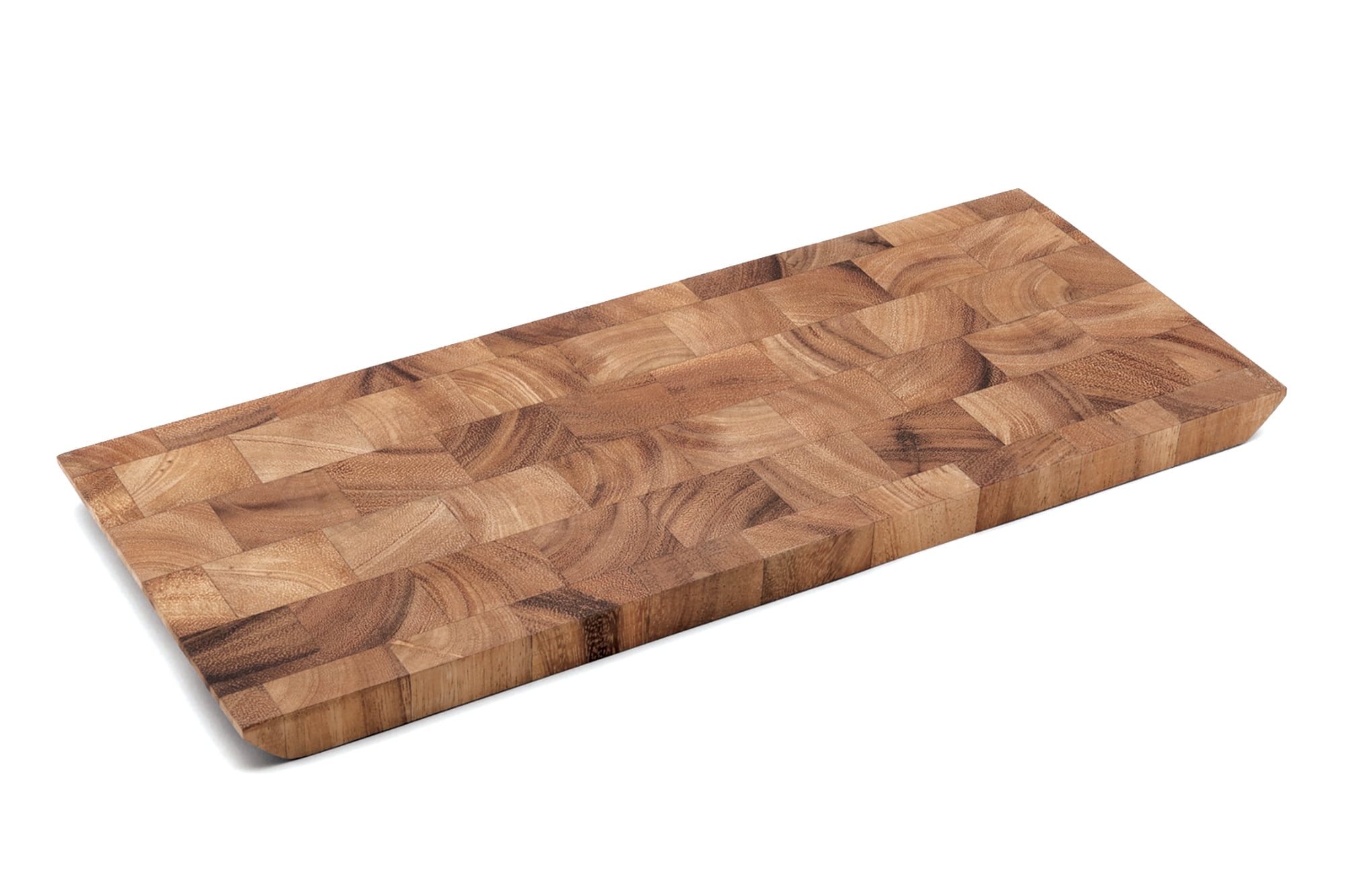 Acacia Wood Rectangular End Grain Cheese and Charcuterie Board