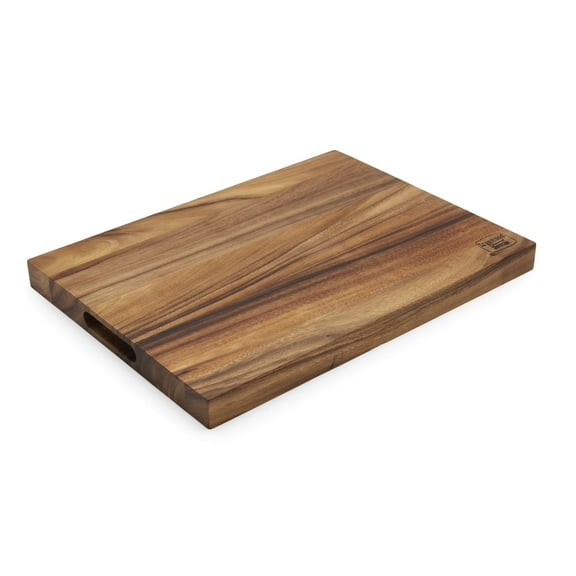 Ironwood Medium Long Grain Chop Board, Acacia Wood, 15" x 20" x 1.5"
