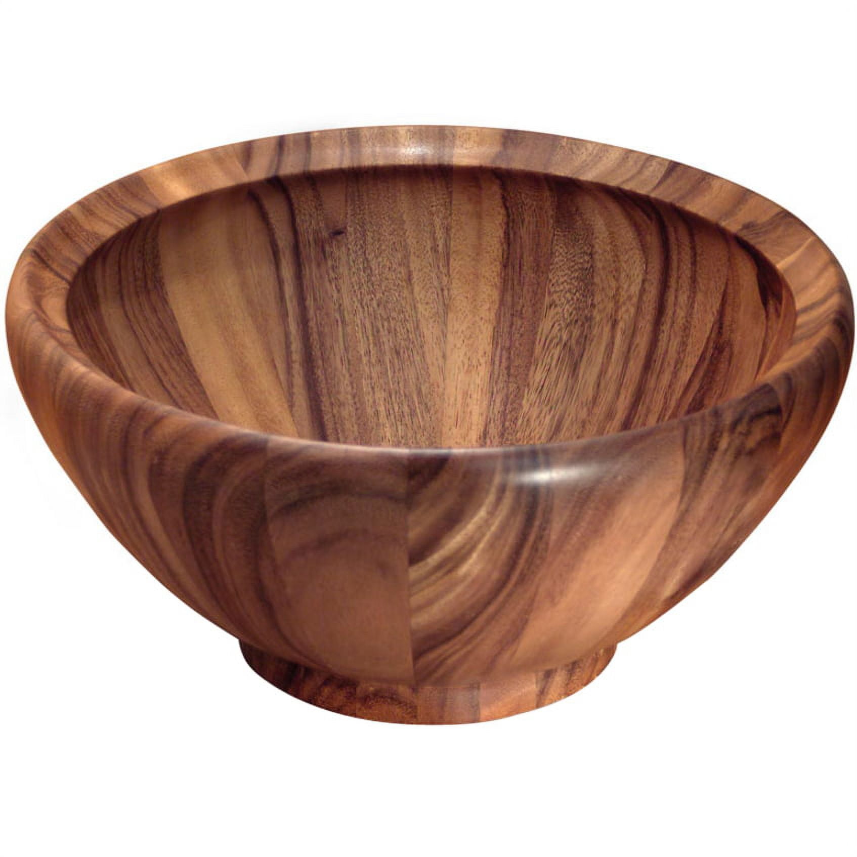 Salinas Acacia Wood Extra Large Round Salad Bowl