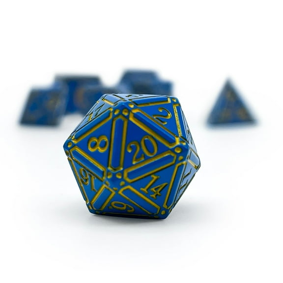 Ironworks - Dweller 7 Piece RPG set Alloy Dice