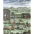 thumbnail image 1 of Iroquois Village, 1664. /Nvillage Life Among The Iroquois Native Americans. Line Engraving, French, 1664. Poster Print by  (18 x 24), 1 of 1