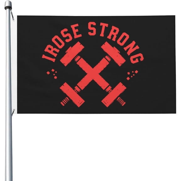 Irose Strong Weightlifting Flag For Room Guys Double Sided Popular Flags For Party 3x5 Ft, Irose Strong Weightlifting Tapestry For Room