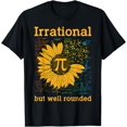 thumbnail image 1 of Irrational But Well Rounded Sunflower Pi Day Math Teacher T-Shirt, 1 of 4