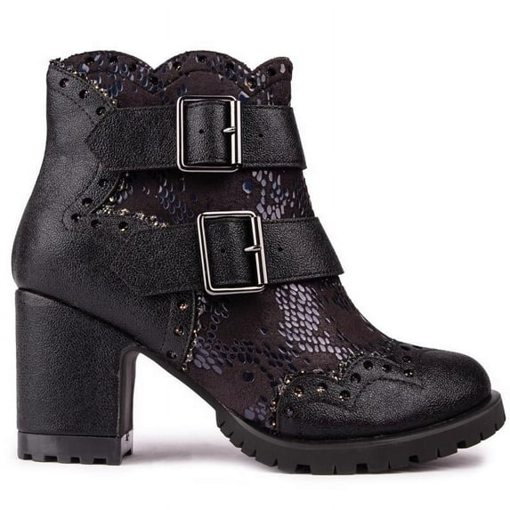 Irregular Choice Buckle Babe Boots