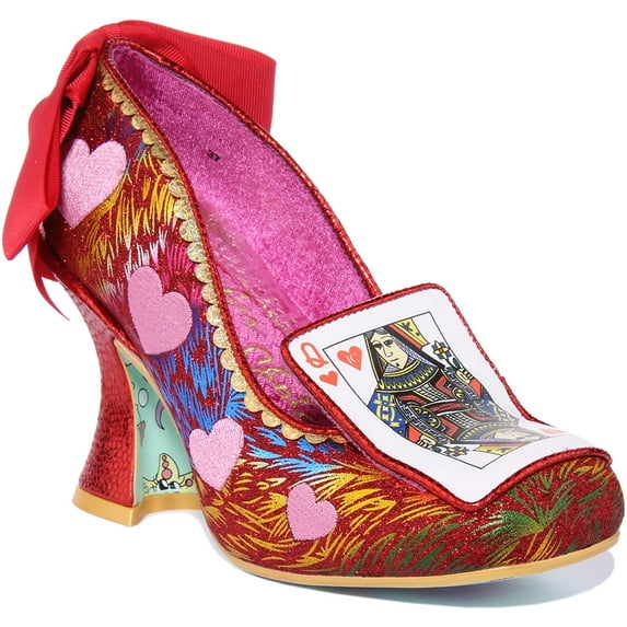 Irregular Choice Go Fish Women's High Heel Shoes In Red Size 9