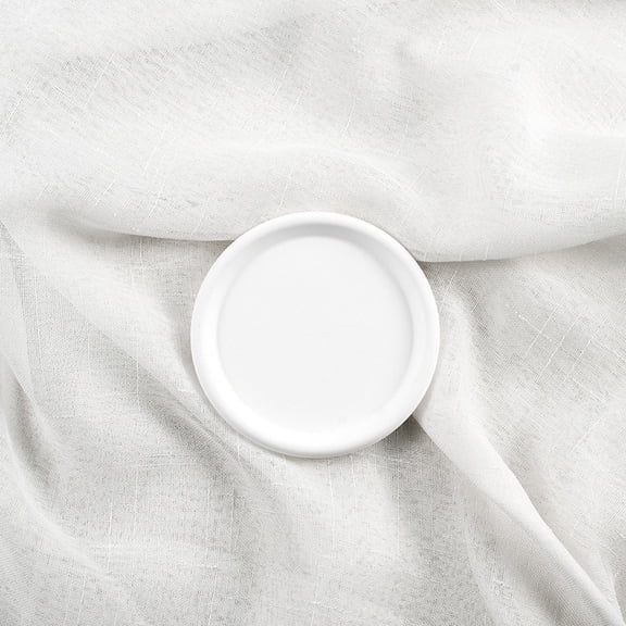 Irregular Cloud-Shaped Jewelry Tray Gypsum Plate Decorative Trinket Dish Photo Props Organizer White 16*13.5cm