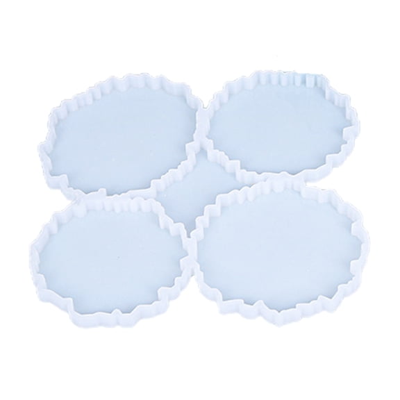 Irregular Coaster Soft Silicone Mold for Creative Ornaments Home Decorative Accessories Agate Coaster Cups Mats Resin Mo