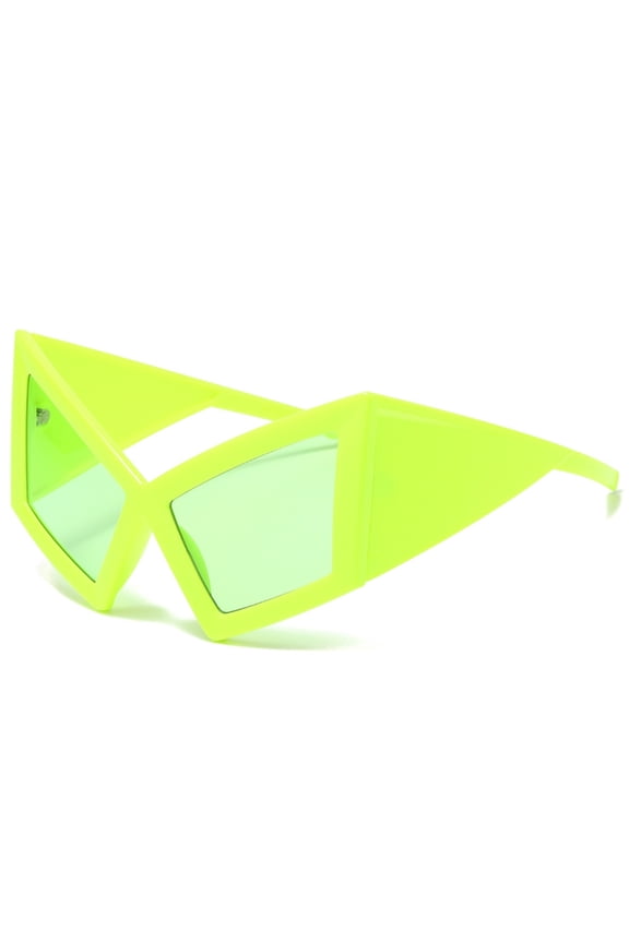 Irregular Frame Sun Glasses HipHop Dancing Event Eyeglasses for Surfing Music Festival and Beach Parties Dressingup