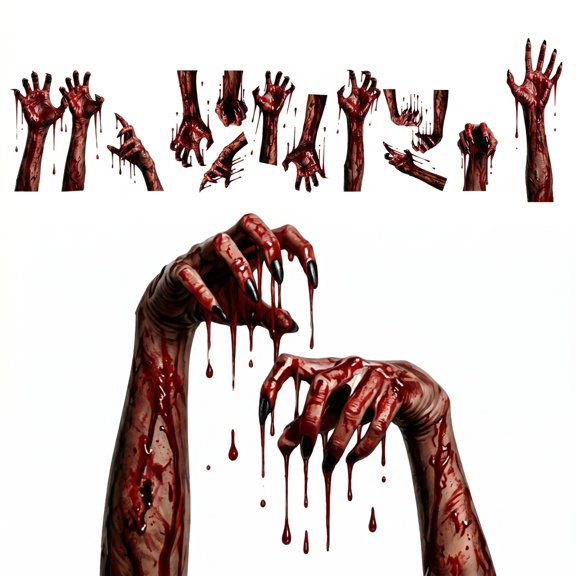 Irregular Hand Shape Sticker
