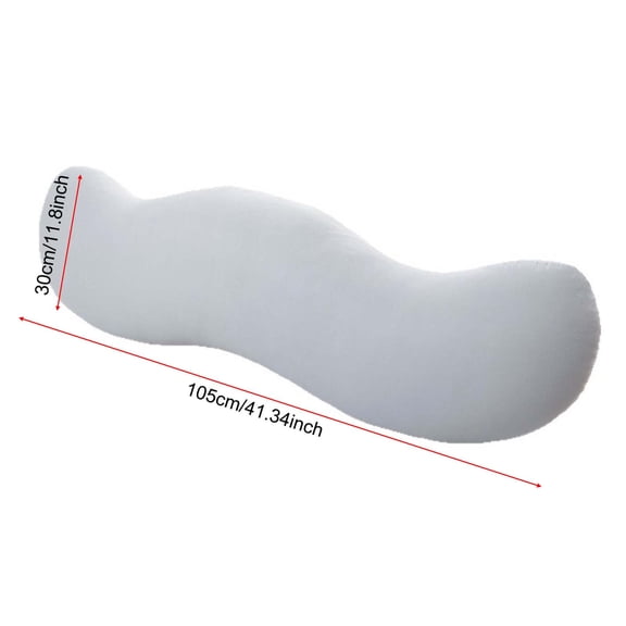 Irregular Long Ice Silk Pillow for Side Back Stomach Sleepers for Sleeping