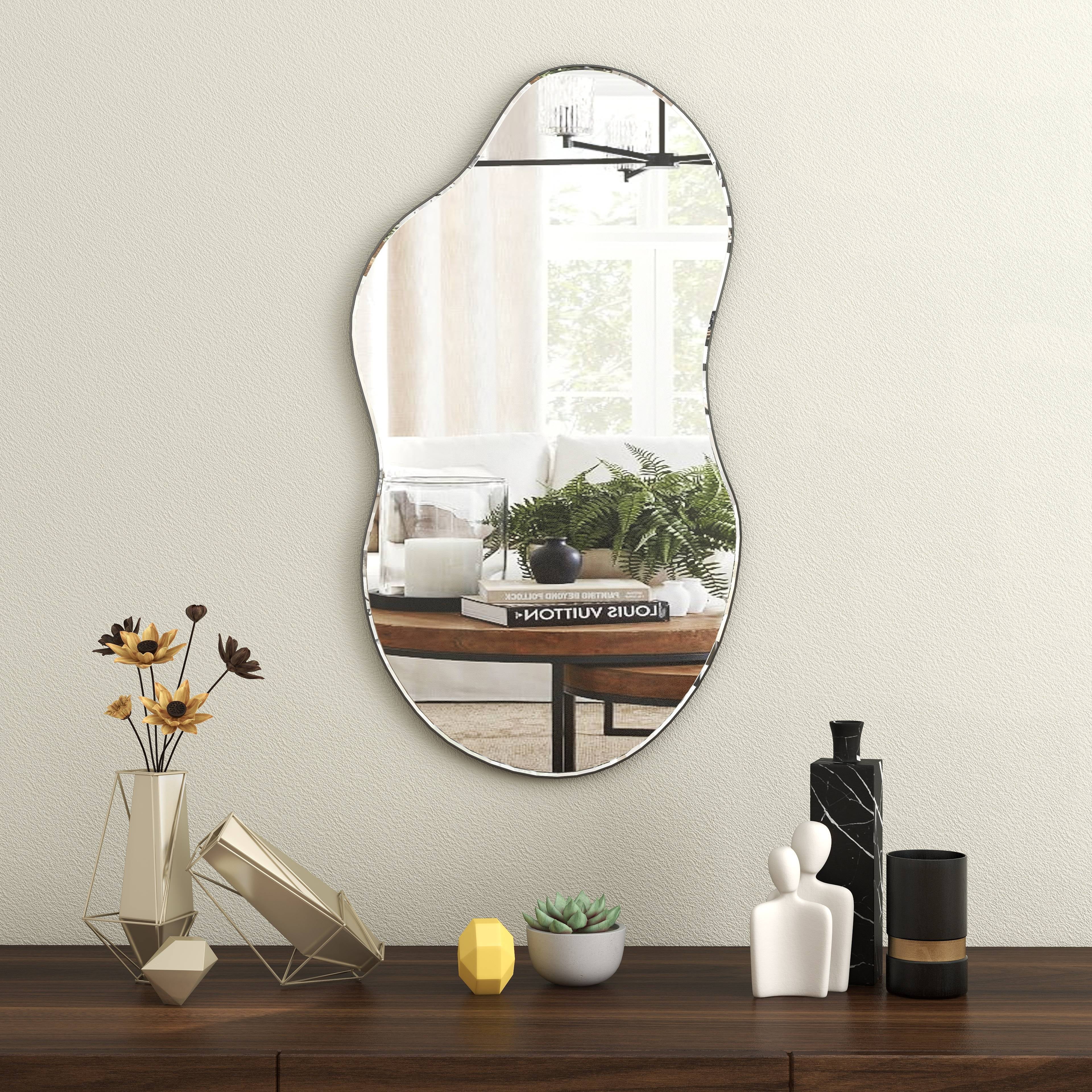 Buy Glass Asymmetrical Irregular Shape Mirrors for Your Home Decor