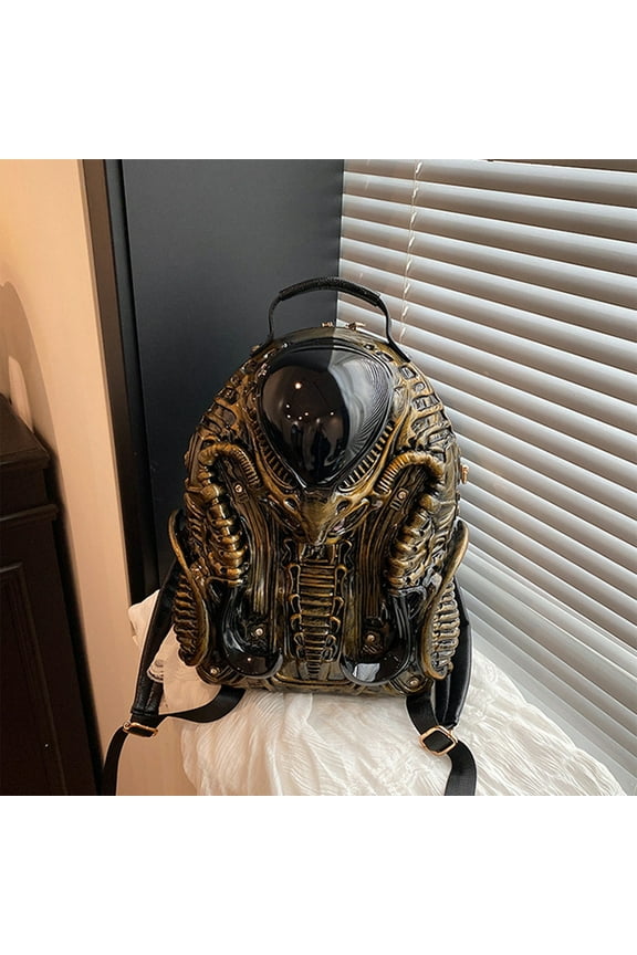 Irregular Shaped Backpack Unisex, Street Punk Style Fashion Backpack, Acrylic Hard Shell Daypack for Music Festival, Cosplay, Urban Streetwear, Outdoor Events