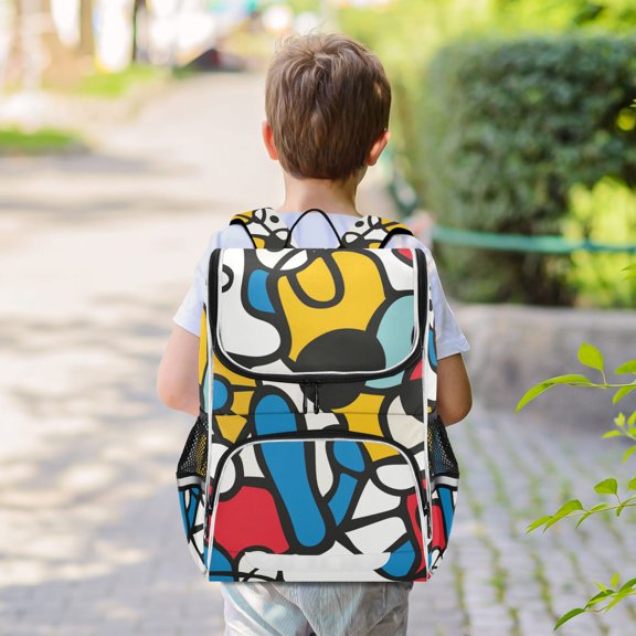 Irregular Shapes Backpack Big Laptop Backpack Casual Daypack Quilted Large Capacity Large Bookbags