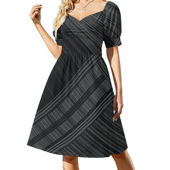 Irregular Stripe 2025 Dress Evening Elegant And Chic Women for Outfits Beach Clothes Women Dress