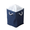 thumbnail image 1 of Irregular Triangular Corner Foldable Storage Basket – Multi-Functional Fabric Hamper with Handles for Laundry, Toys, & Home Organization, Space-saving & Durable, 1 of 5