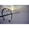 thumbnail image 1 of Irrigation Equipment Resting In The Snow, Alberta Poster Print (34 x 22), 1 of 3