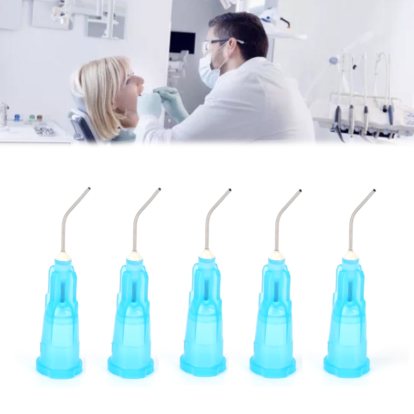 Irrigation Needle Tips, Safe Bent Dispensing Tip For Resin Filling For