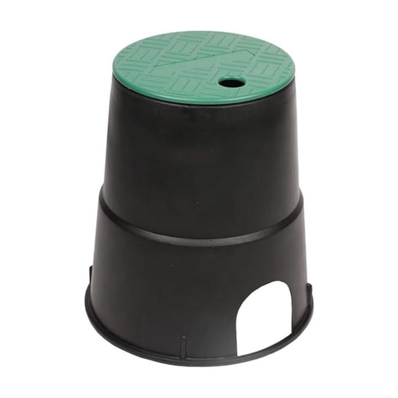 Irrigation Valve Box, Heavy Duty Plastic Underground Enclosure for Sprinkler Systems and Water Meters