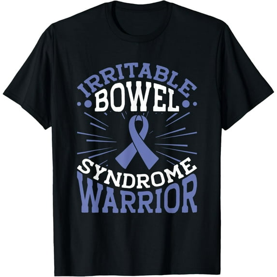 Irritable Bowel Syndrome Awareness Month Outfit T-Shirt men and women can wear, black, white, gifts