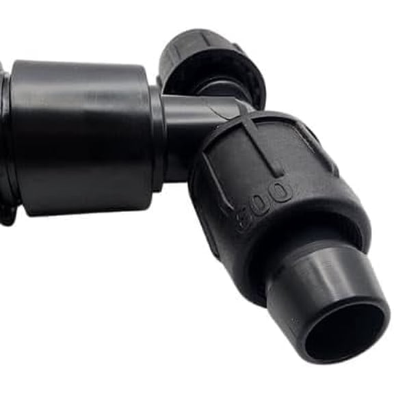 25 Pack Irritec 3/4" x 1/2" x 1/2" Easy Loc Tee  Drip Irrigation Fitting  Reusable Lock-Ring Fitting for 1/2 Drip Tubing  Leak-Proof & Tool-Free | A1-HT668