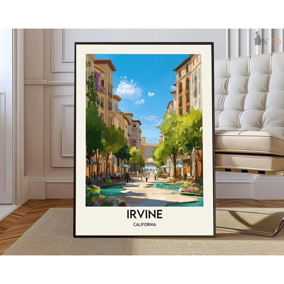 Irvine California Orange County Poster Unframed Paper Print