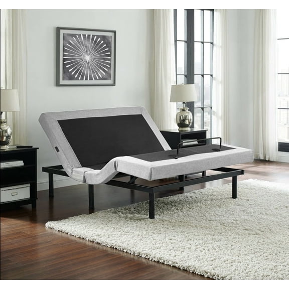 Irvine Home Collection California King Adjustable Bed Base, Full Body Massage, Zero Gravity, Anti-Snore, Programmable Memory Positions, USB, Premium Build