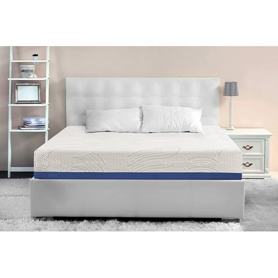 Irvine Home Collection King Size 12-Inch, Gel Memory Foam Mattress, Medium Firm Feel, Breathable, Cool Sleep and Pressure Relief, CertiPUR-US Certified, Temperature Balanced