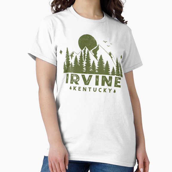 Irvine Kentucky Mountain Souvenir Retro T-Shirt