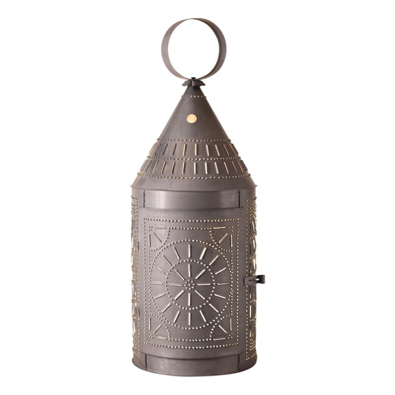 Irvins Country Tinware 36-inch Tinner's Lantern w/ Chisel Kettle Black