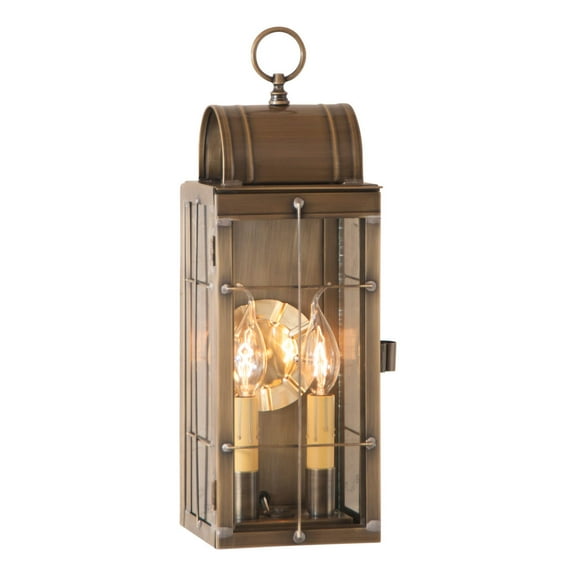 Irvins Country Tinware Irvin's Country Tinware Queen Arch Lantern in Weathered Brass